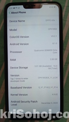 Oppo a3s